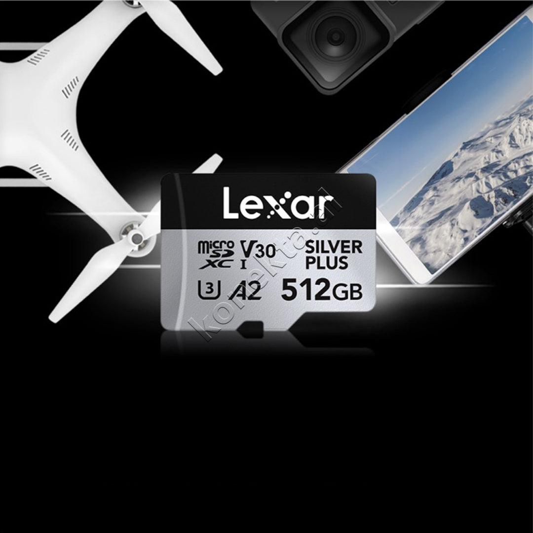 Karte Memorie MicroSDXC Me Adaptor Silver Plus 512GB Lexar