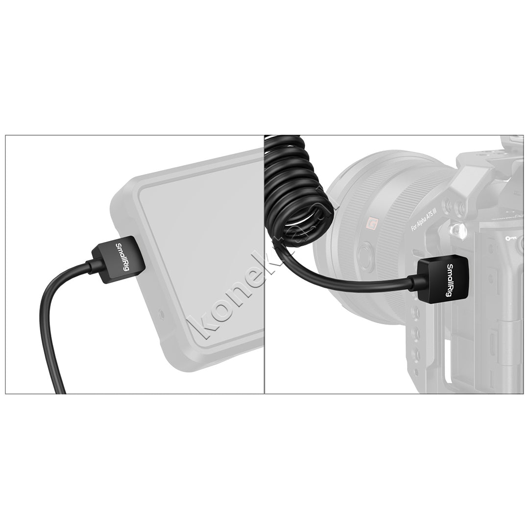 Kabell Ne Forme Spirale HDMI-HDMI 4K 1.5M SmallRig 4963