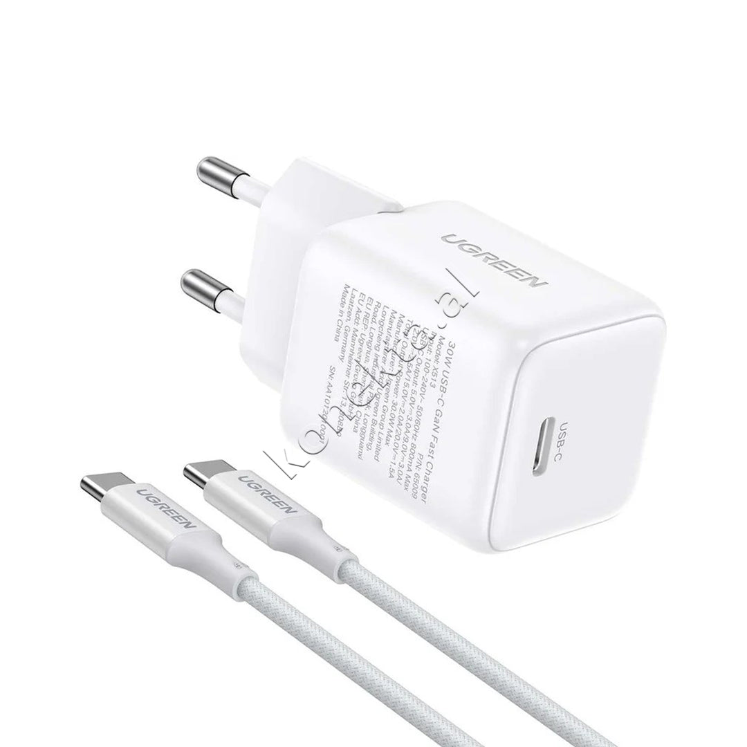 Adaptor Karikimi 30W GaN Me Fishe Type-C 1m Ugreen