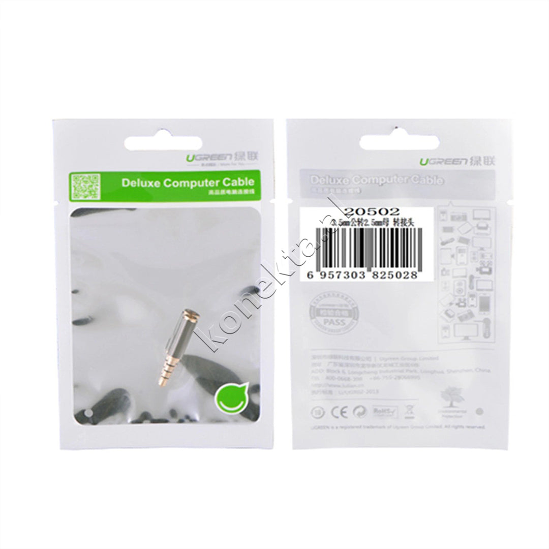 Adaptor Audio 3.5mm (M) Ne 2.5mm (F) Ugreen