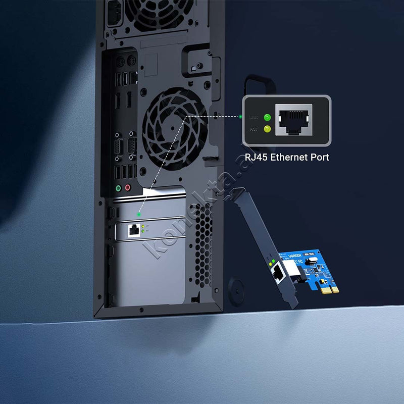 Kartë Rrjeti UGREEN PCI Express 1000Mbps PCIe