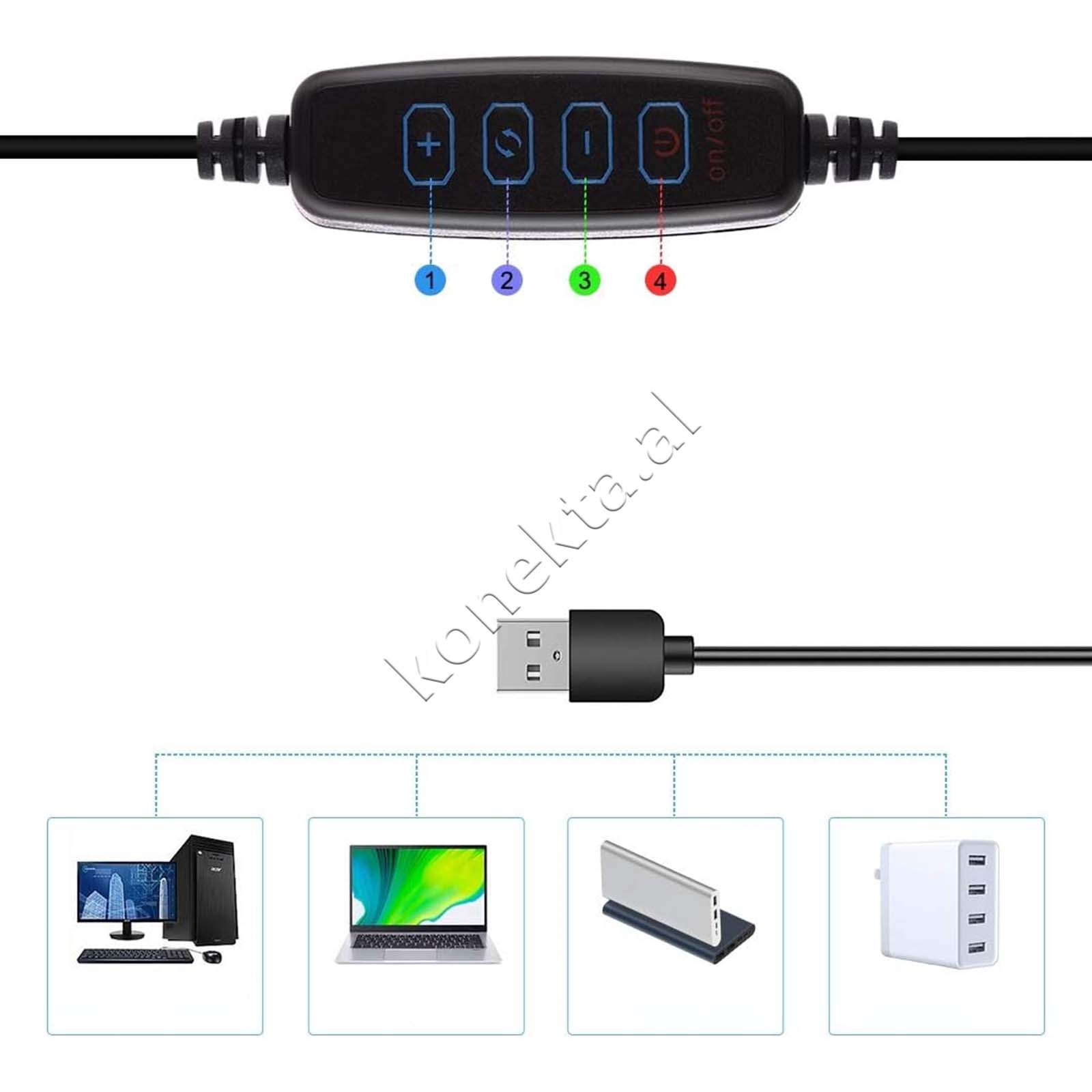 Studio Box Me Drite LED Per Fotografi Dhe Video Profesionale Jmary