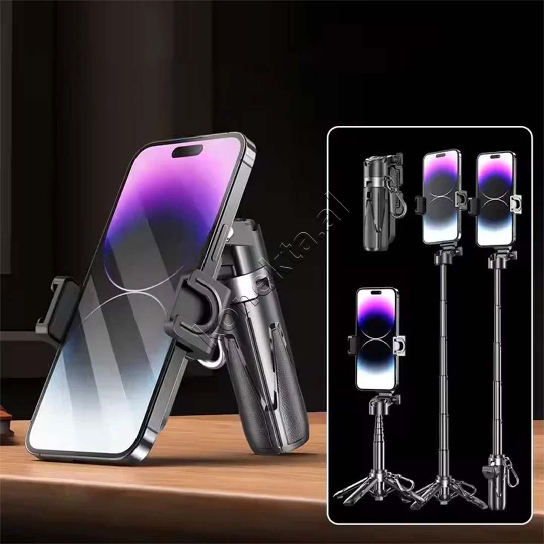 Mini Trekembesh (Tripod) Profesional Dhe Selfie Stick Per Celular