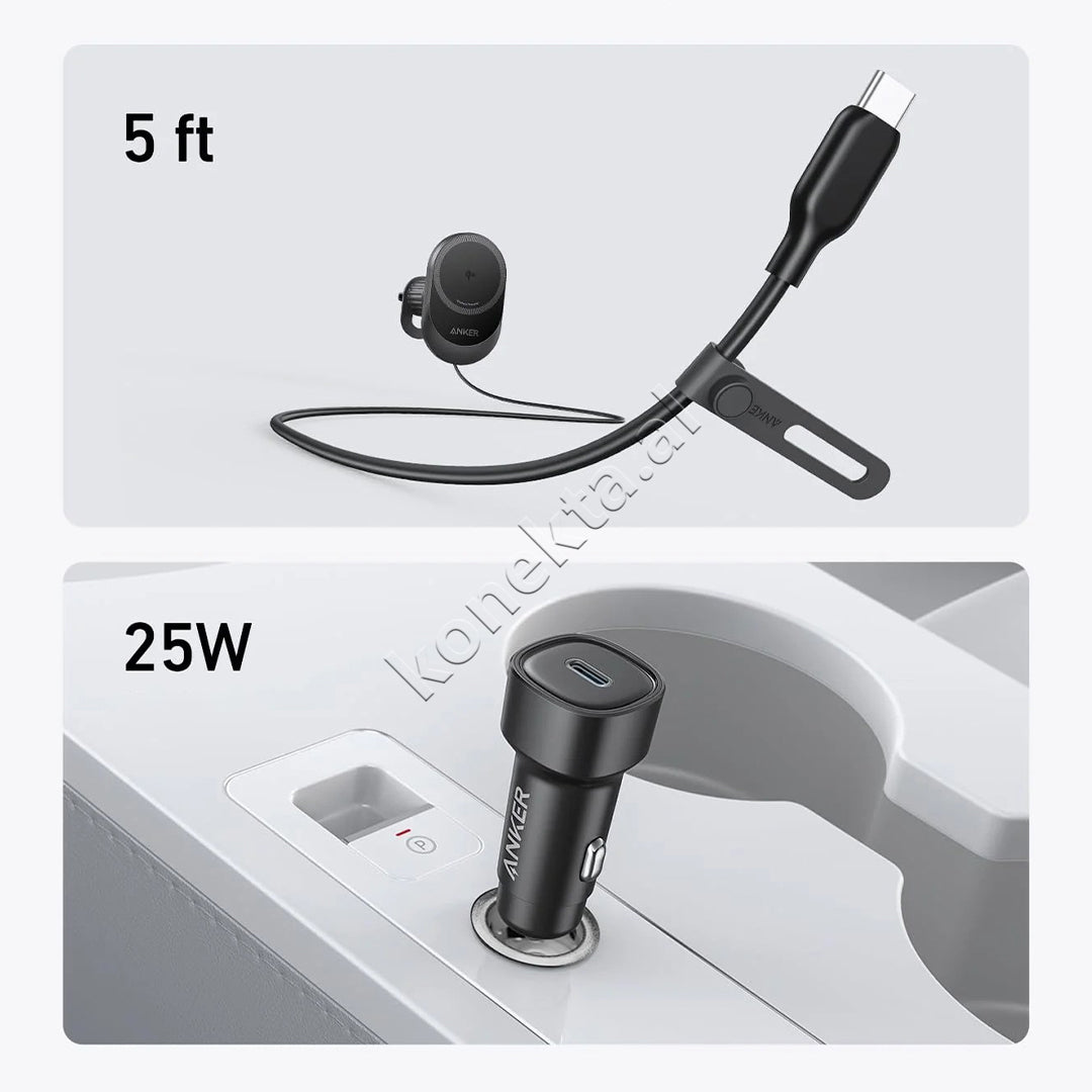 Adaptor Karikimi Wireless Per Makine Me Fishe Te Terheqshme USB-C Anker