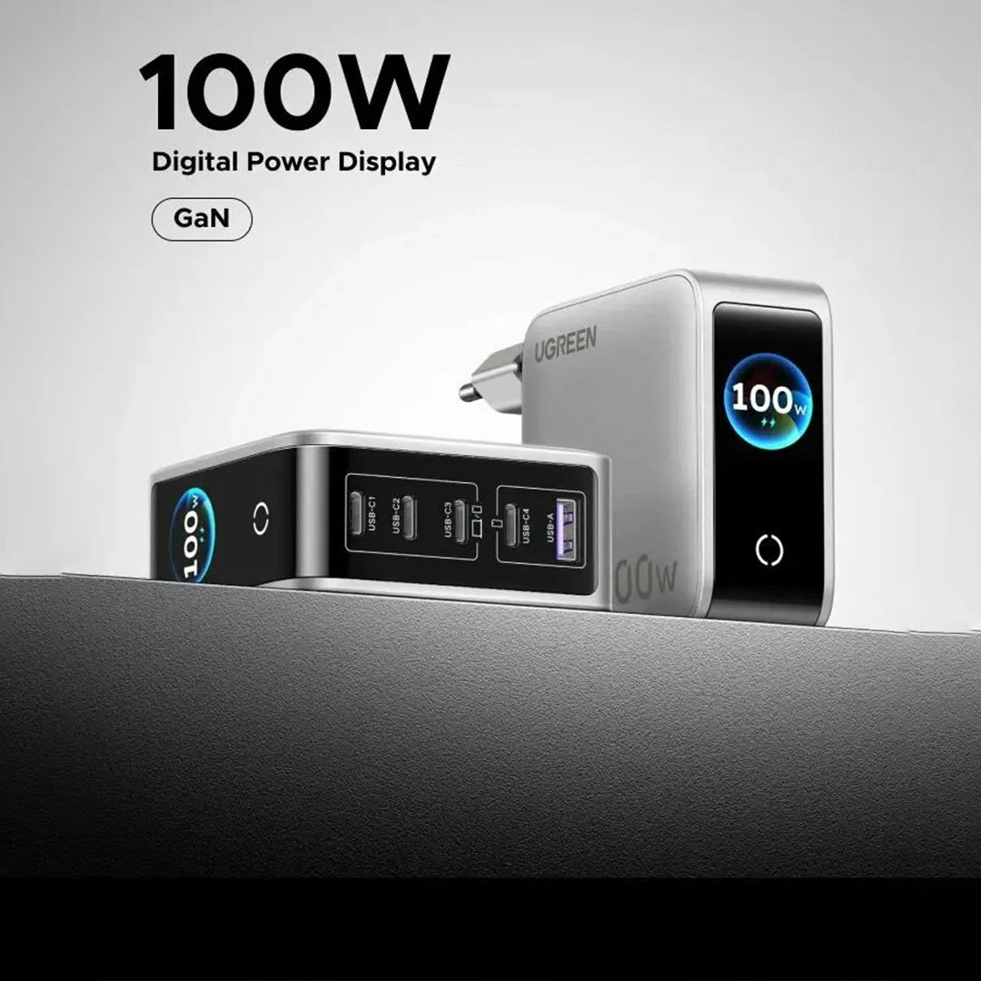 Adaptor Karikimi Nexode Pro 100W GaN Me 5 Porta Ugreen