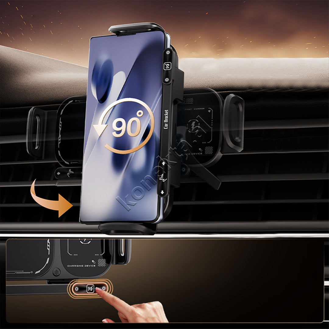 Karikues Wireless Dhe Mbajtese Celulari Per Makine XO