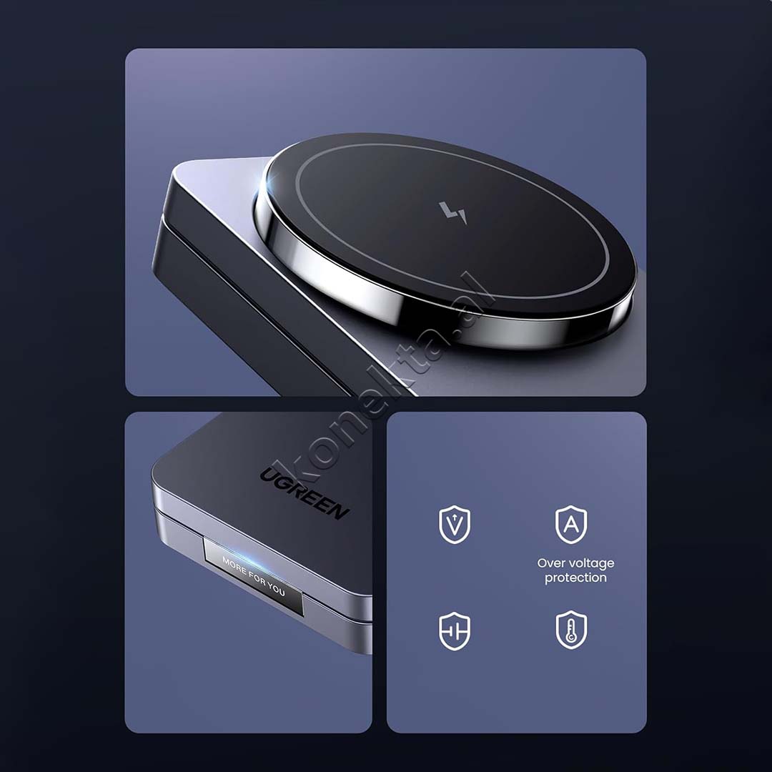 Karikues Wireless Magnetik UGreen 15W 2 Ne 1