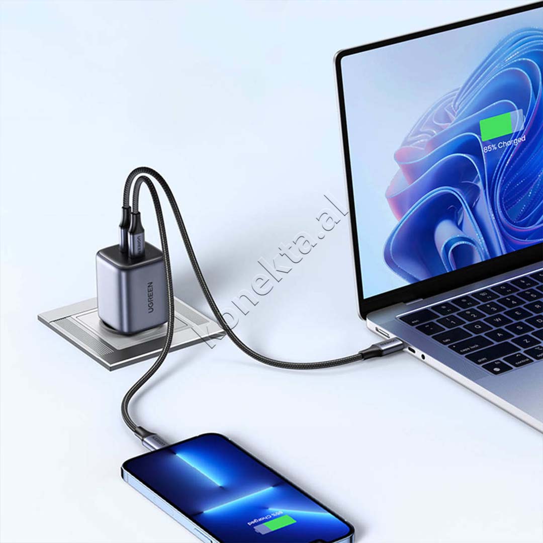 Adaptor Karikimi Gan 45W UGreen Me Dy Porta USB-C