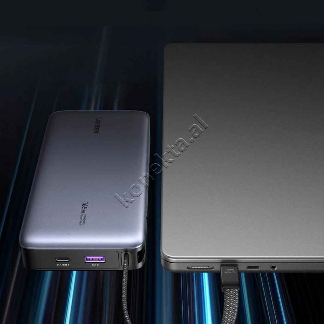 Bateri E Jashtme Me Fishe Te Terheqshme Type-C 67W 20'000mAh Ugreen