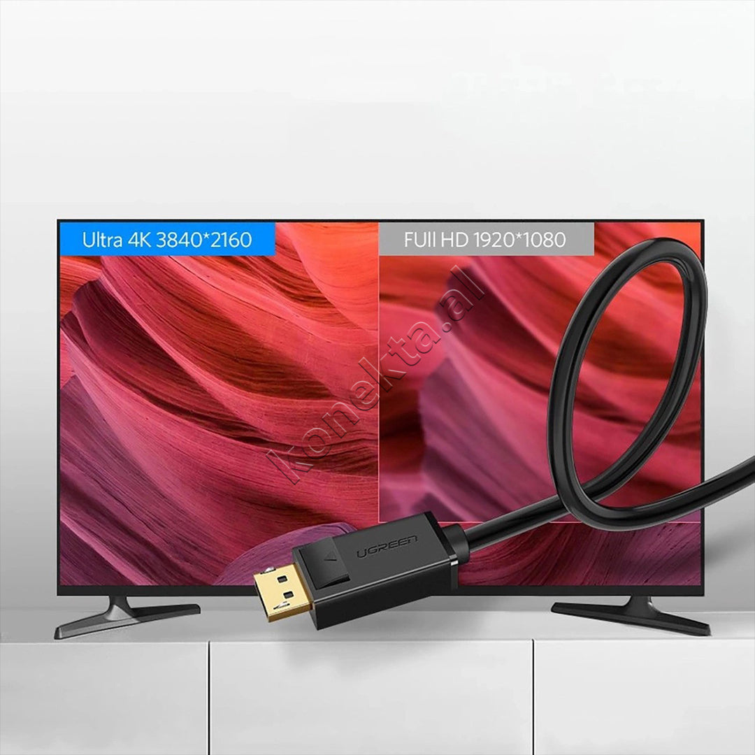 Kabell DisplayPort (M) Ne DisplayPort (M) 1.2 4K Ugreen 2m
