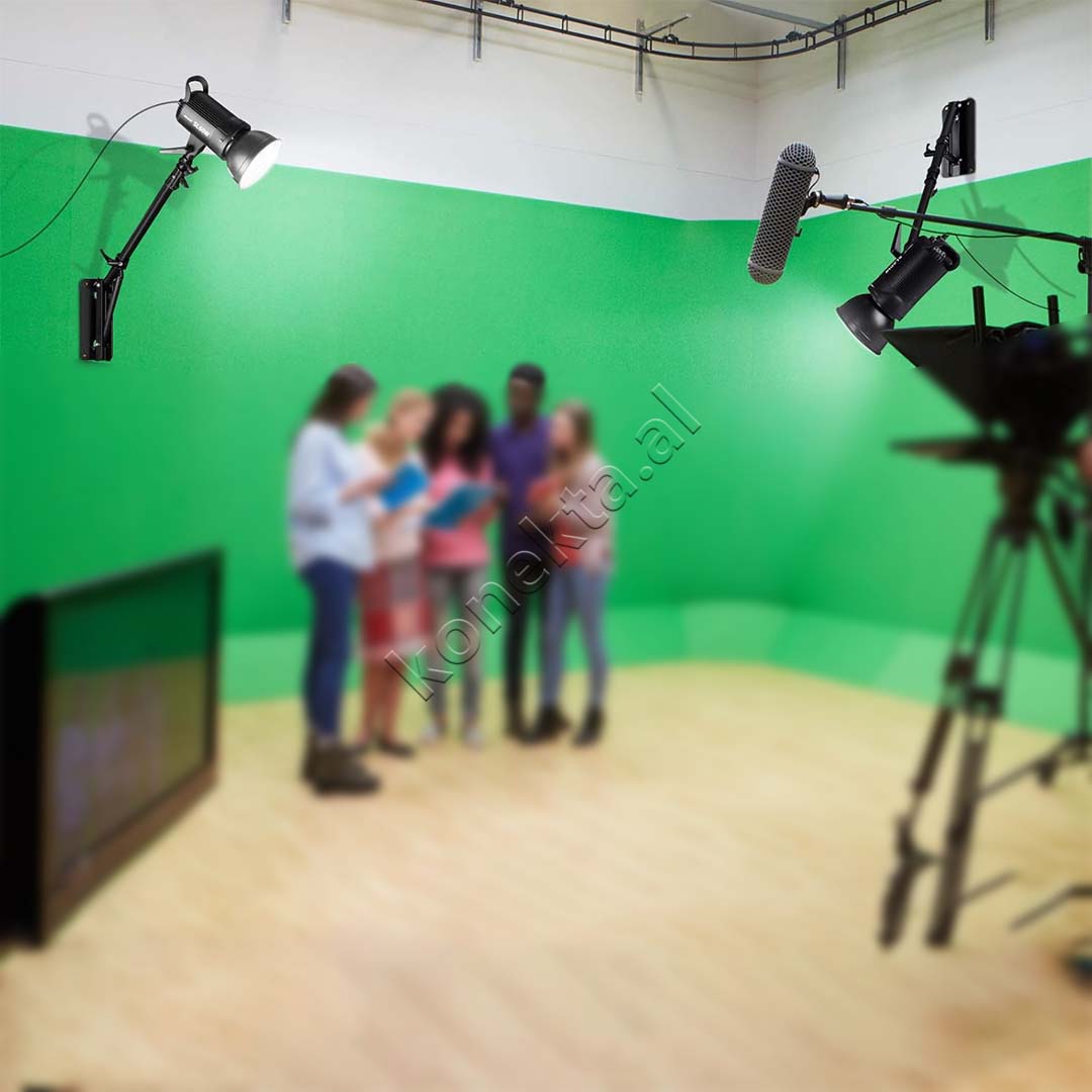 Mbajtese Horizontale Me Montim Ne Mur Per Drita, Softbox etj.