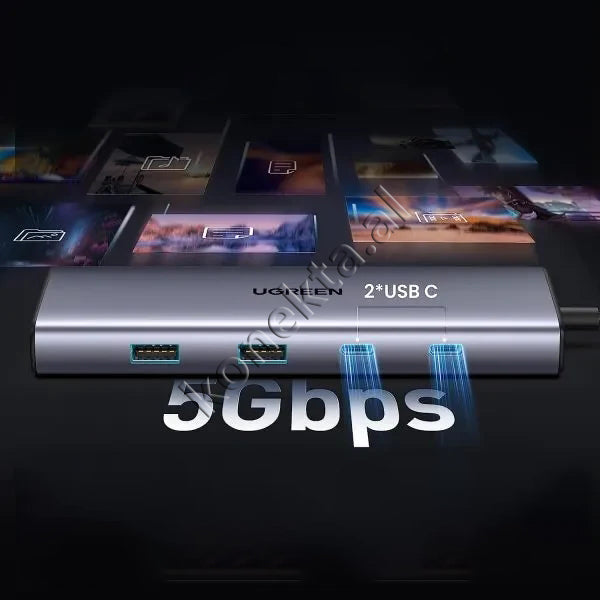 Adaptor HUB UGreen Me Shumë Porta 9 në 1