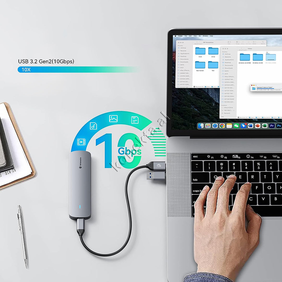Mbajtese Dhe Lexuese SSD M.2 NVME deri në 4TB  Me Porte Type-C Gen 2