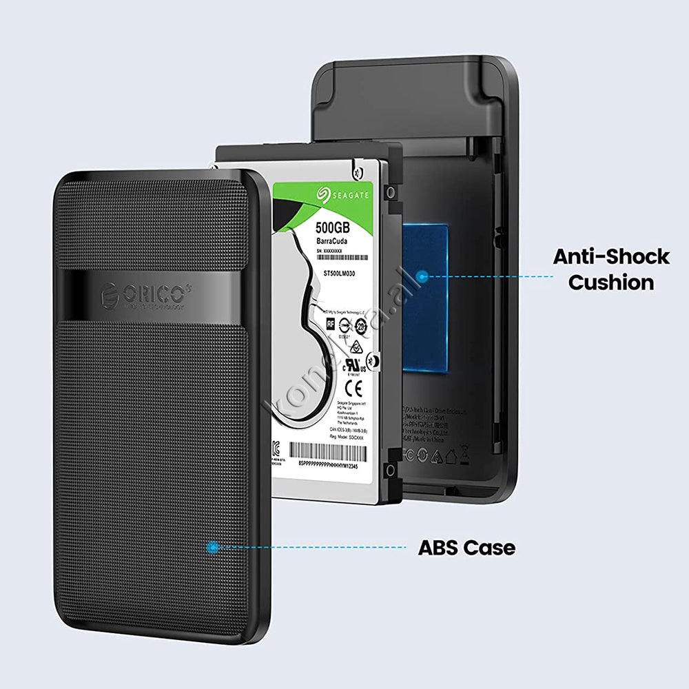 Mbajtese Dhe Lexuese Hard Disk / SSD 2.5" Orico Me Porte Type-C