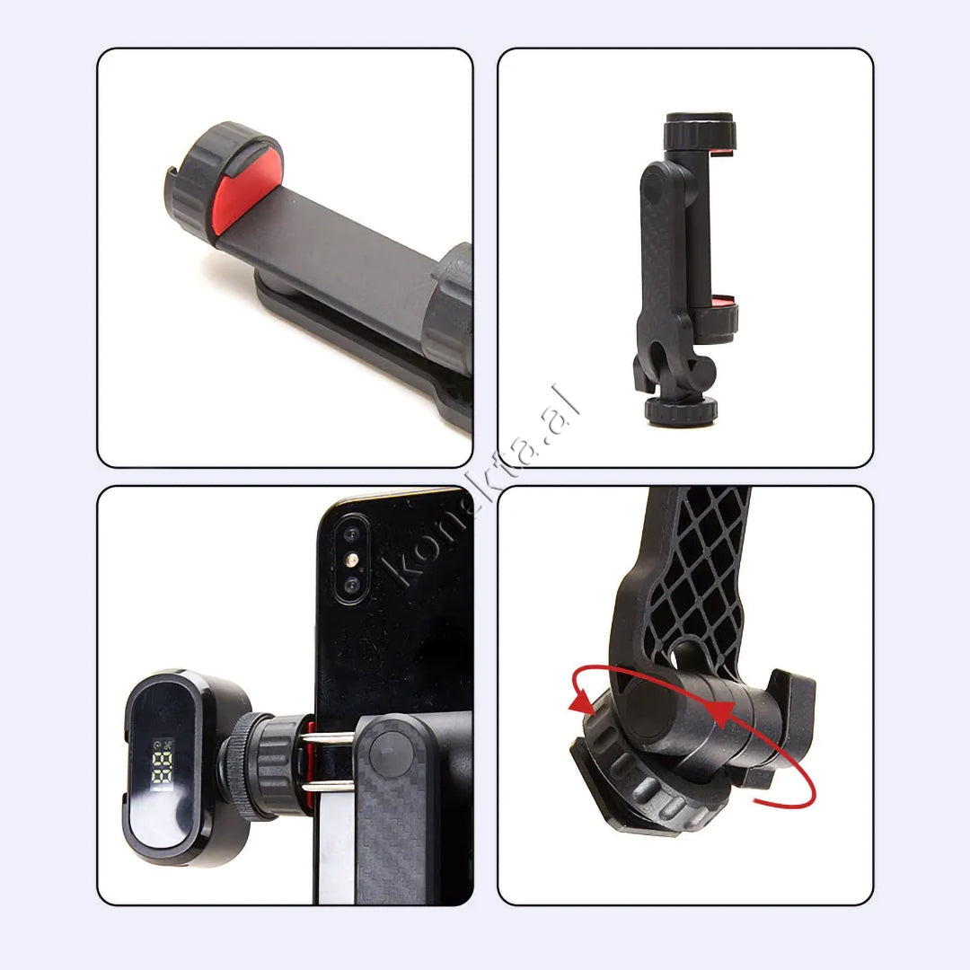 Mbajtëse Telefoni me Rrotullim 360° Për Kamera ose Tripod