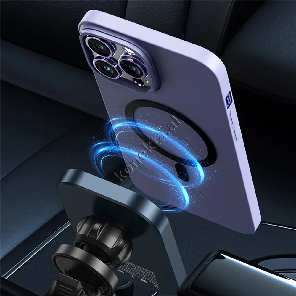 Mbajtese Celulari Per Makine Me Karikues Wireless me Kapje Magnetike