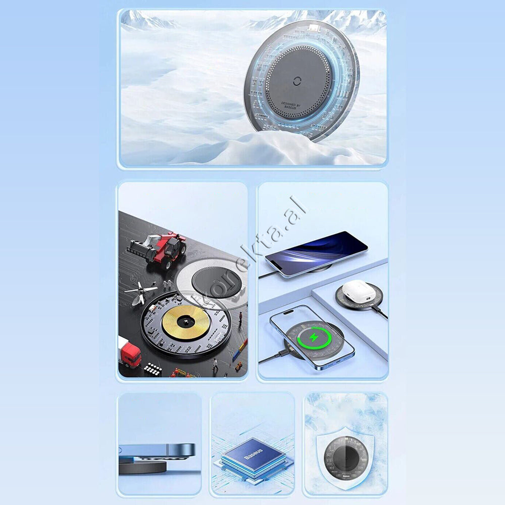 Karikues Inteligjent Wireless Baseus 15W