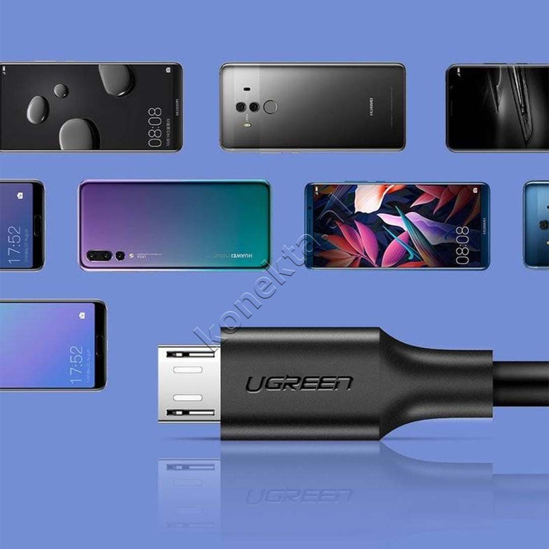 Kabell USB-A Ne Micro USB 2A Max 1m Ugreen