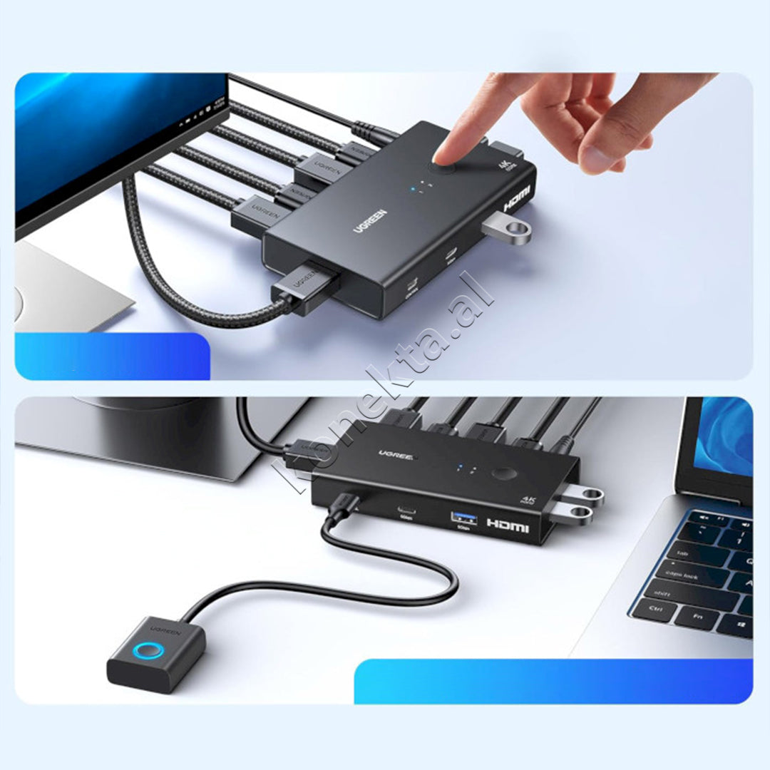 Switch 2 Ne 1 HDMI KVM Ugreen