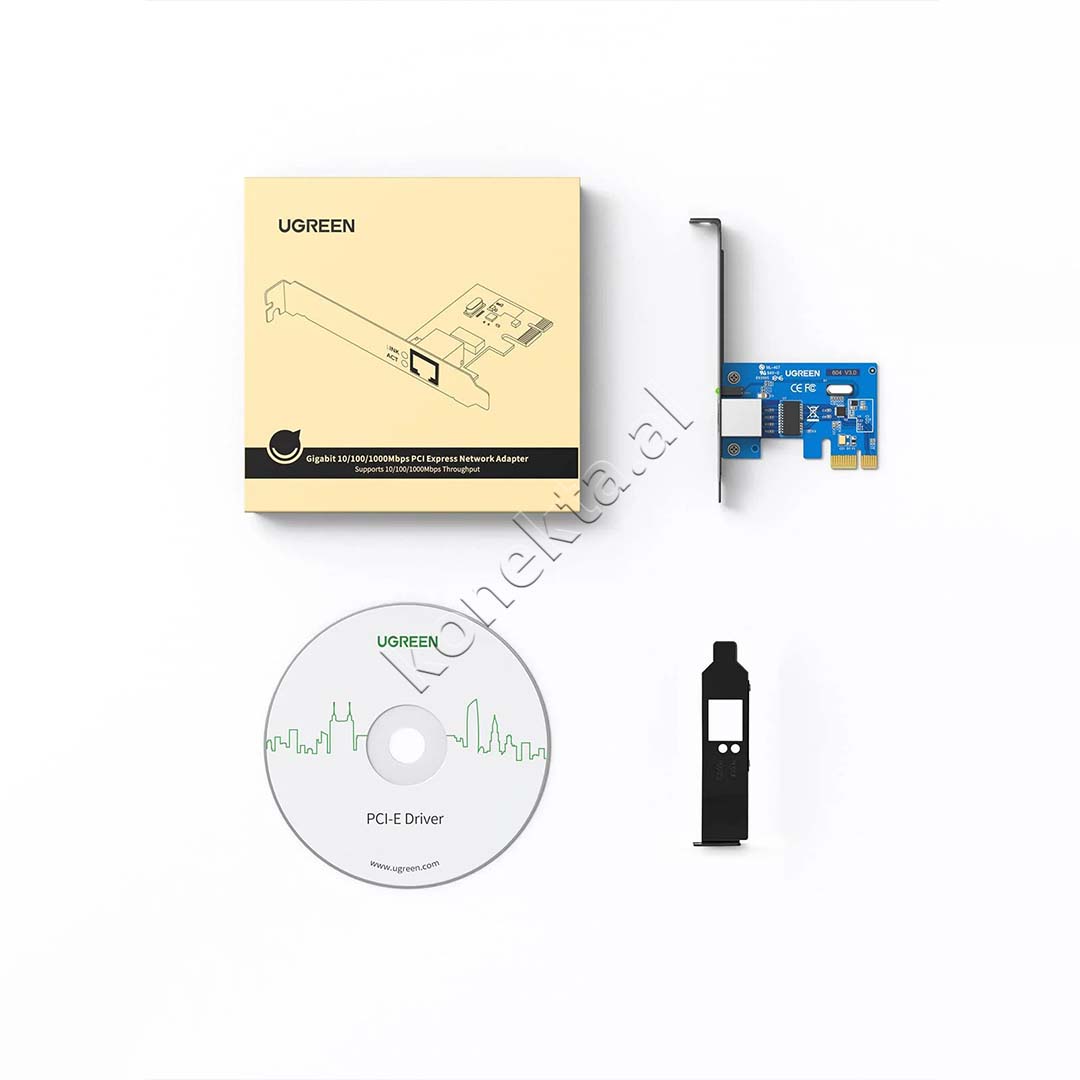 Kartë Rrjeti UGREEN PCI Express 1000Mbps PCIe