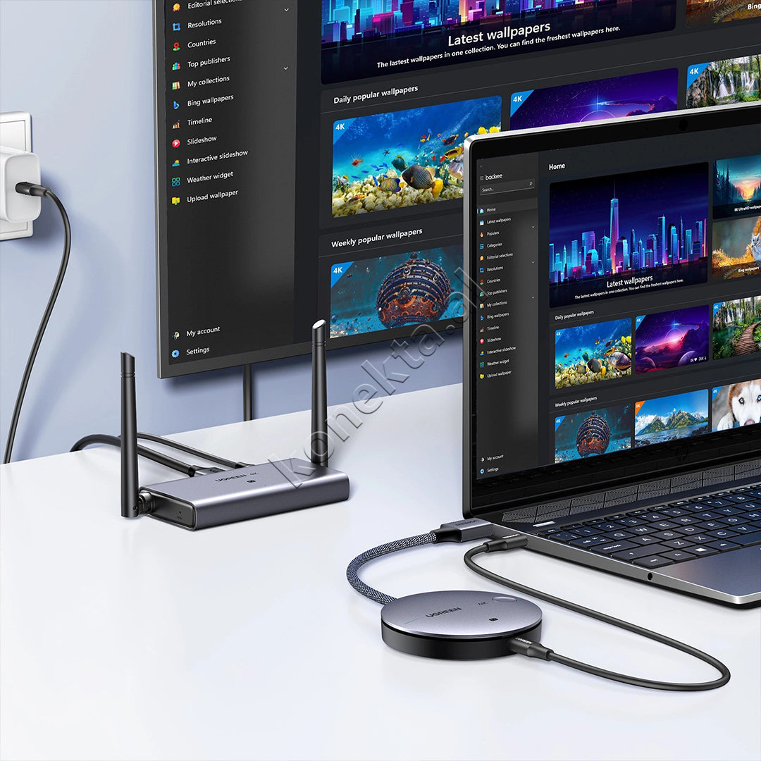 Transmetues Dhe Marres HDMI Wireless Ugreen Deri Ne 50 Metra