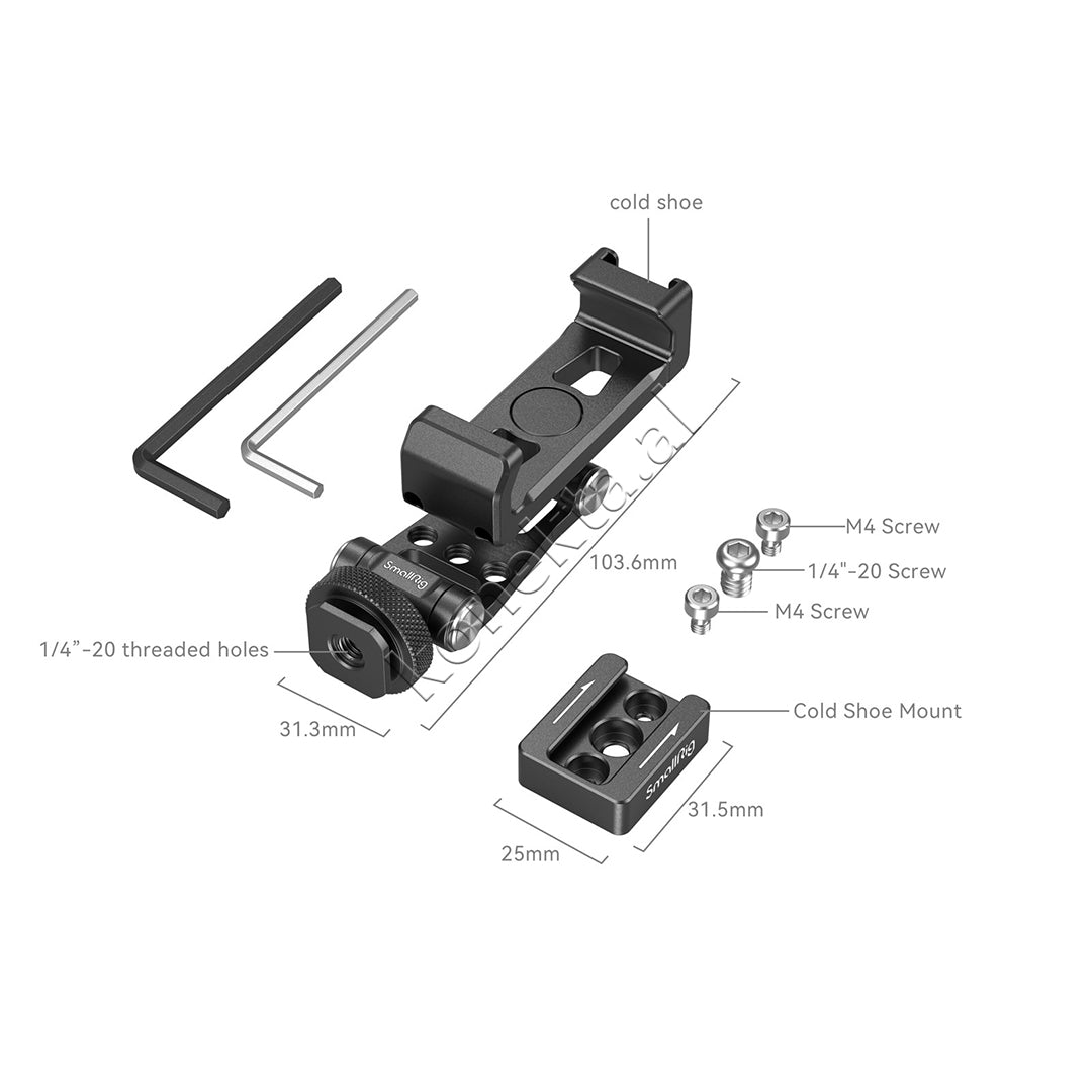 Mbajtese Telefoni Per Serine E Gimbaleve DJI SmallRig 4301