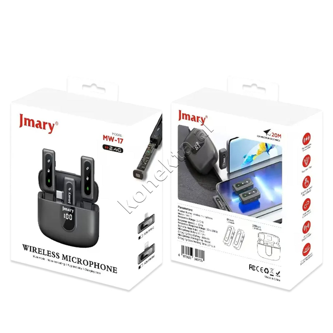 Mikrofon Profesional Wireless Me Porte Type-C Jmary