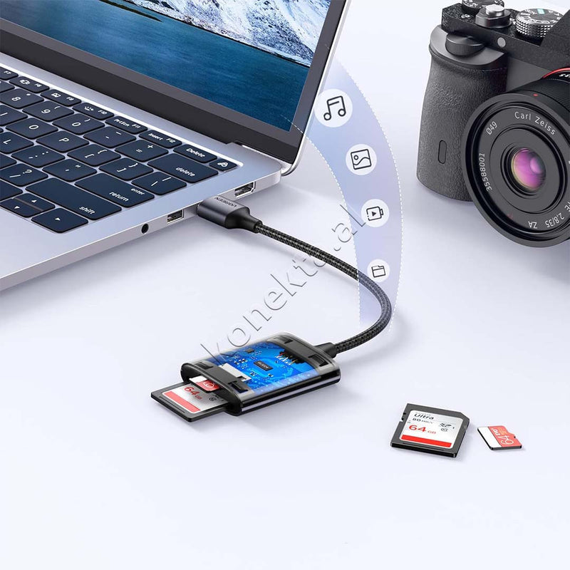 Lexues Kartash Ugreen Me Porte USB 3.0 Per Karta SD/ TF