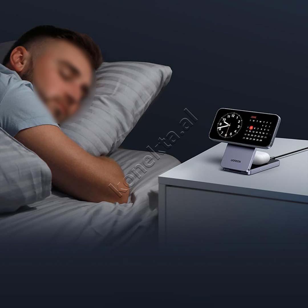 Karikues Wireless Magnetik UGreen 15W 2 Ne 1