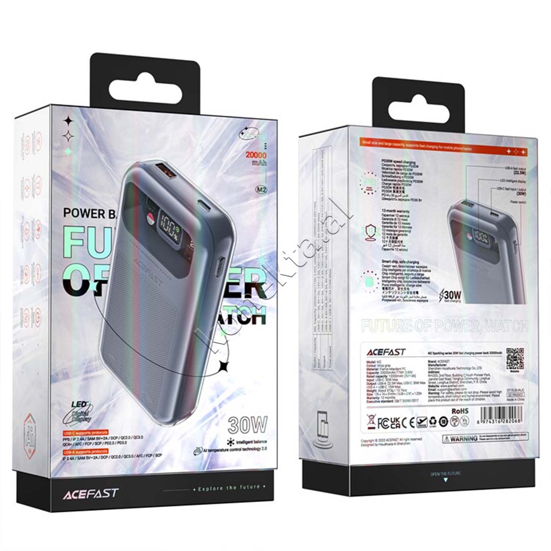 Bateri E Jashtme 20000mAh 30W Acefast