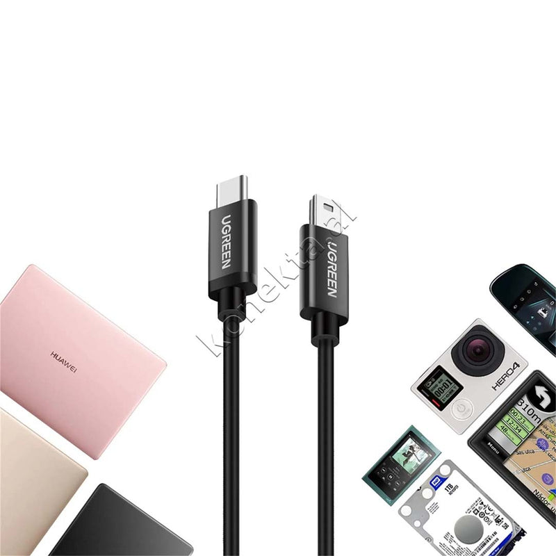 Kabell USB-C (M) Ne Mini USB (M) Ugreen 1m