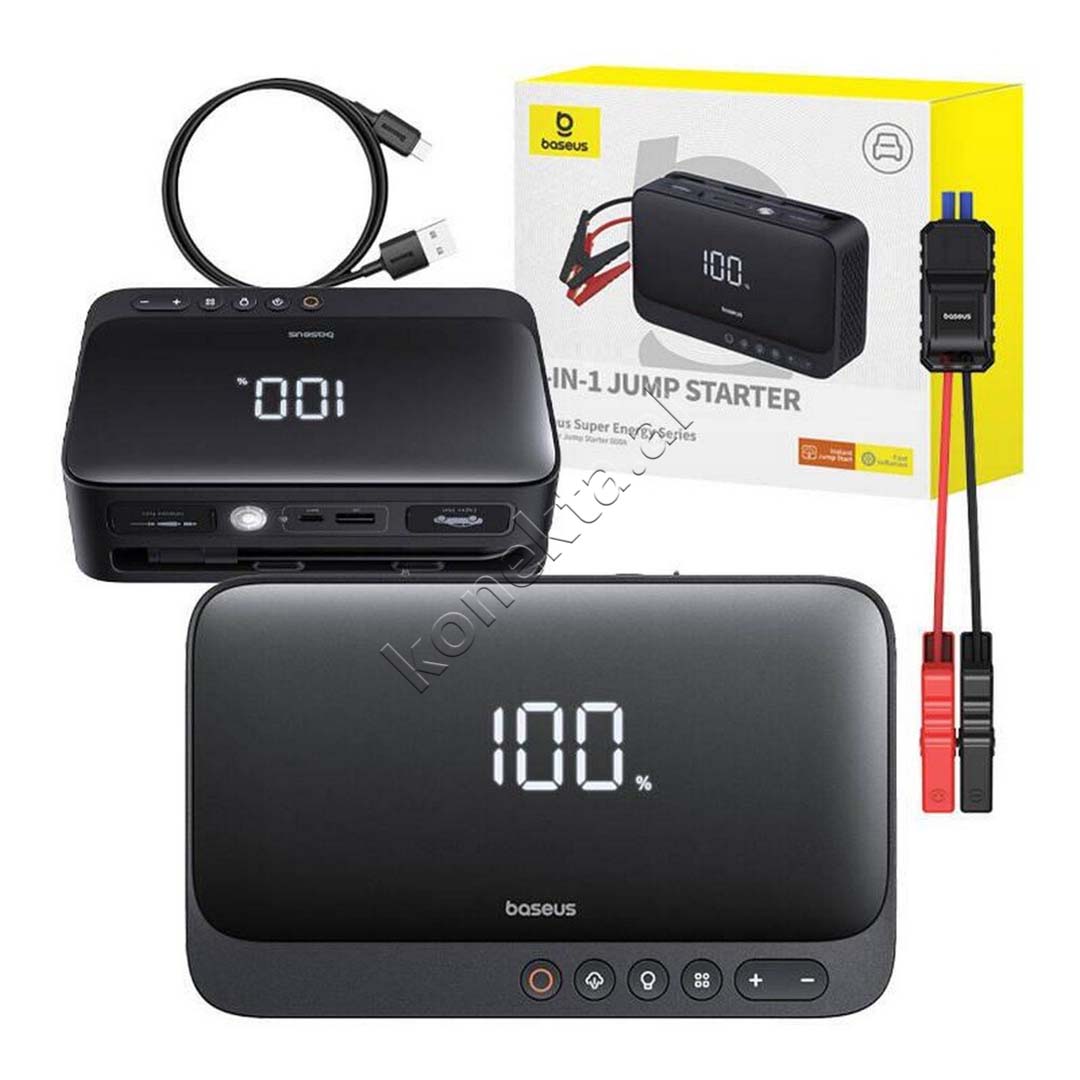 Bateri E Jashtme, Pompe Dhe Starter 4 Ne 1 6000mAh Baseus