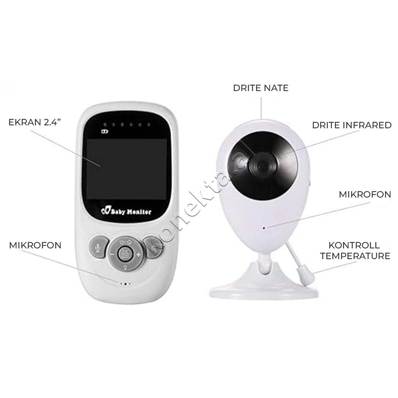 Kamera Per Monitorimin E Foshnjes Me Ekran 2.4" 960P