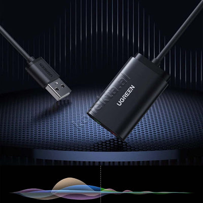Adaptor Audio USB-A 2.0 ne 3.5mm Ugreen