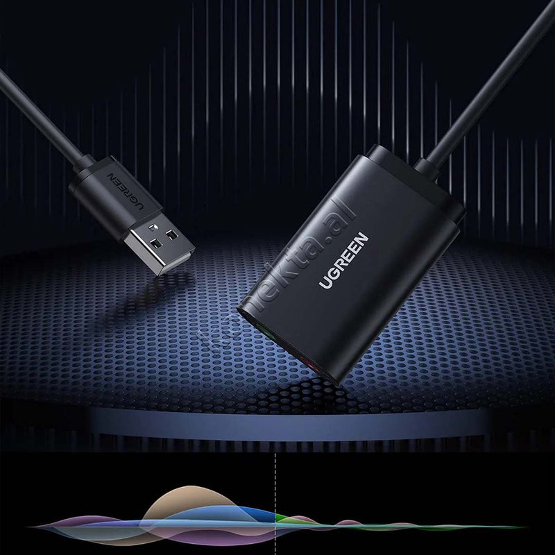 Adaptor Audio USB-A 2.0 ne 3.5mm Ugreen