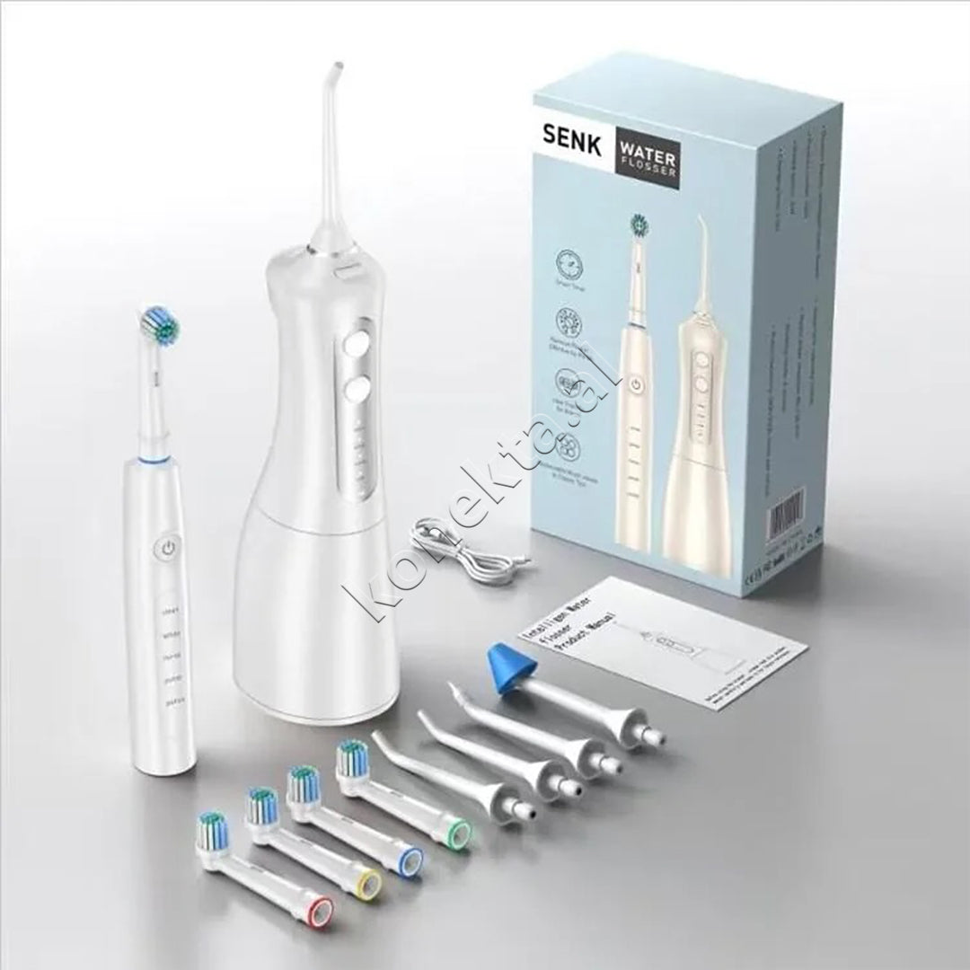 Set Furce Elektrike + Flosser 2 Ne 1 Senk
