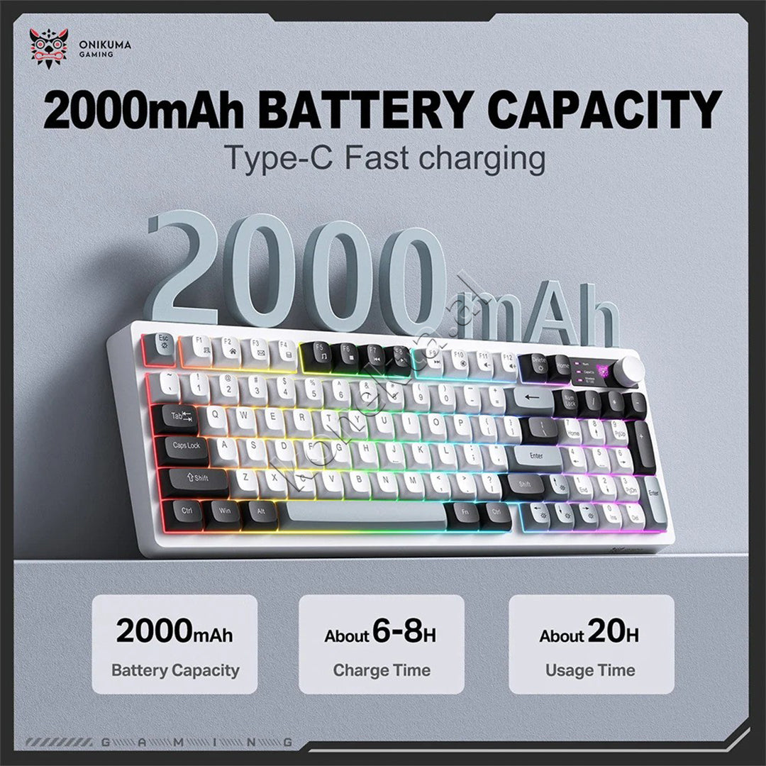 Tastiere Gaming Me Ndriçim RGB Onikuma