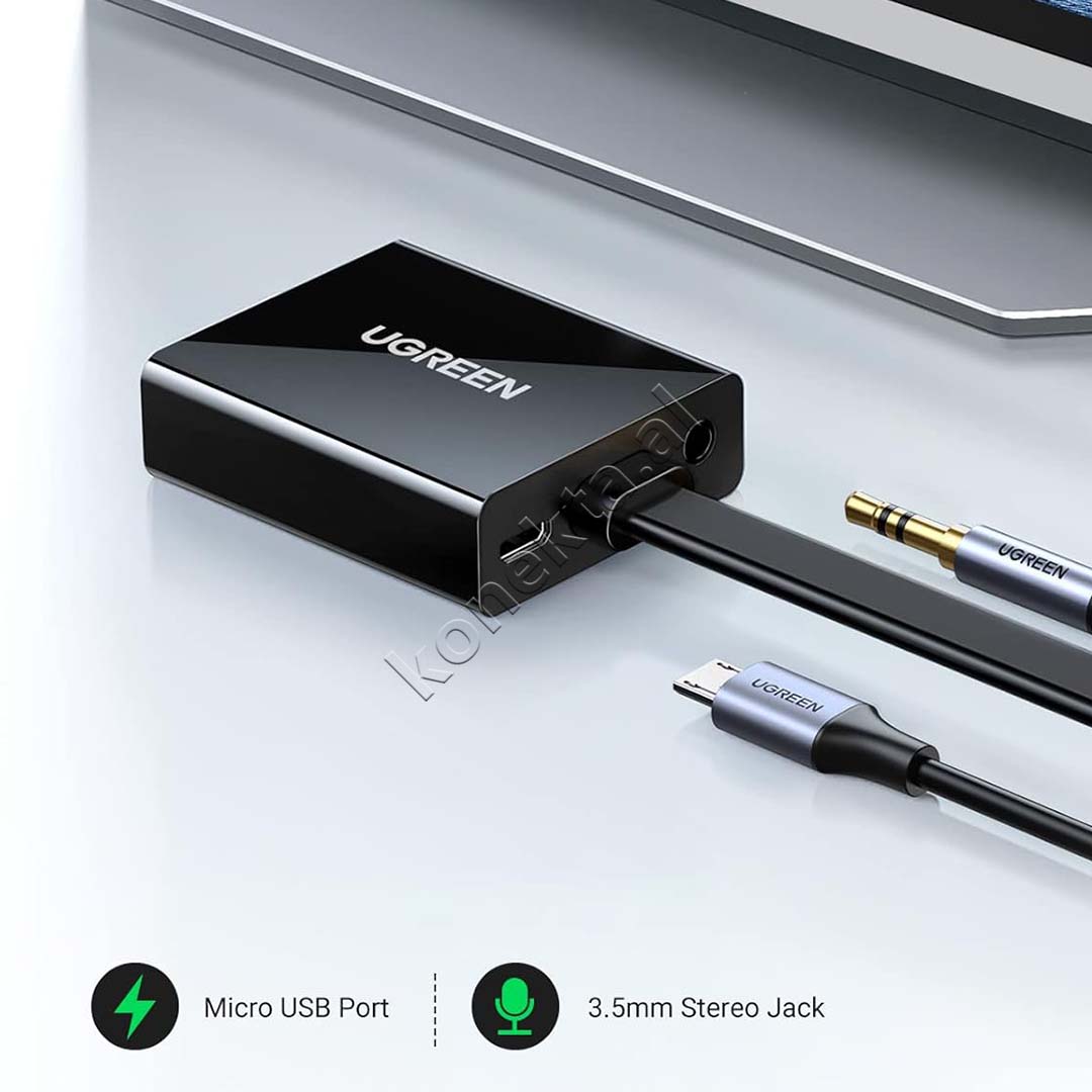 Adaptor Ugreen Nga HDMI (M) Ne VGA (F) 1080P 25cm