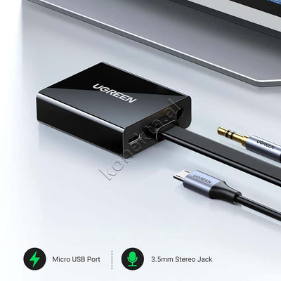 Adaptor Ugreen Nga HDMI (M) Ne VGA (F) 1080P 25cm