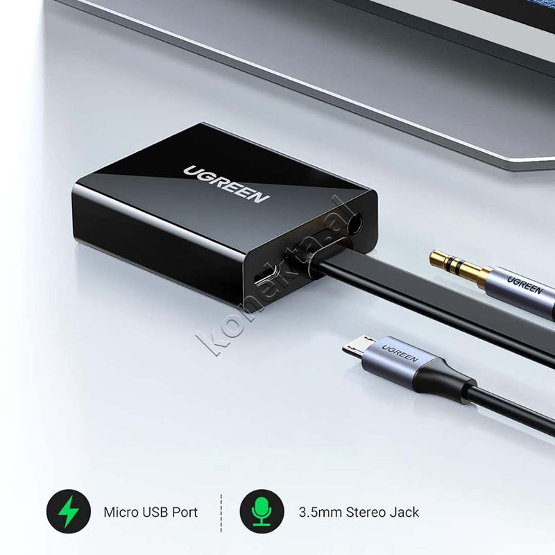 Adaptor Ugreen Nga HDMI (M) Ne VGA (F) 1080P 25cm