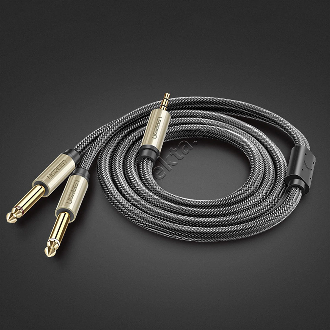 Kabell Audio 3.5mm Ne 2x6.35mm 1m Ugreen