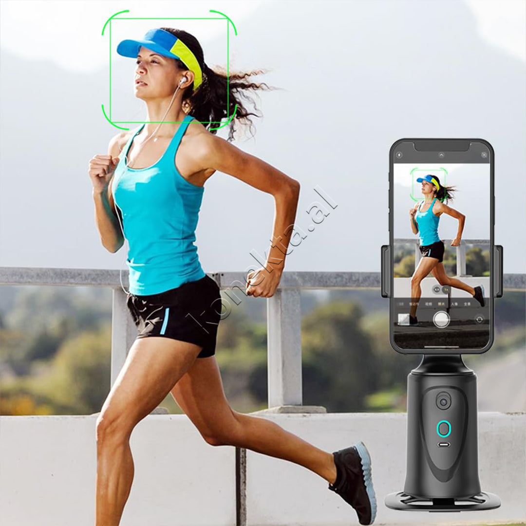 Mbajtese Telefoni Me Sensor Ndjekjeje Inteligjent 360° Per Tripod