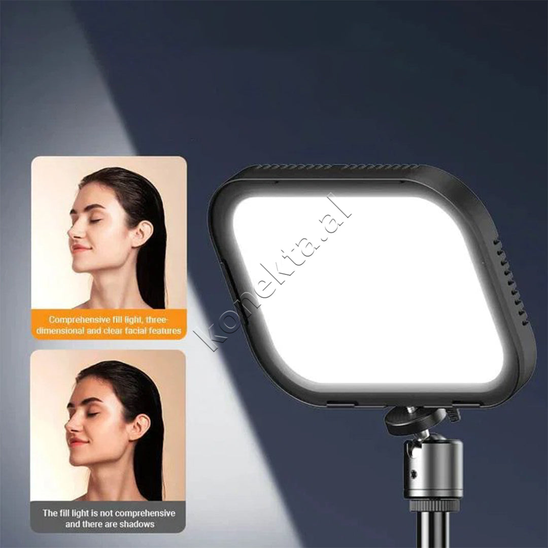 Set Ndriçimi Studio Led Apexel Me Tripod Dhe Telekomande