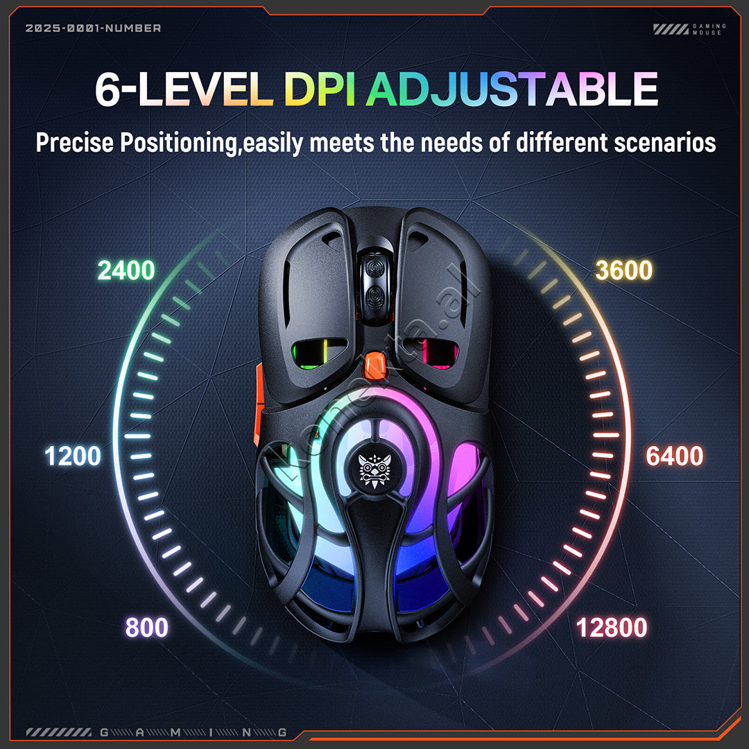 Maus Gaming Wireless Tri-Mode RGB Onikuma