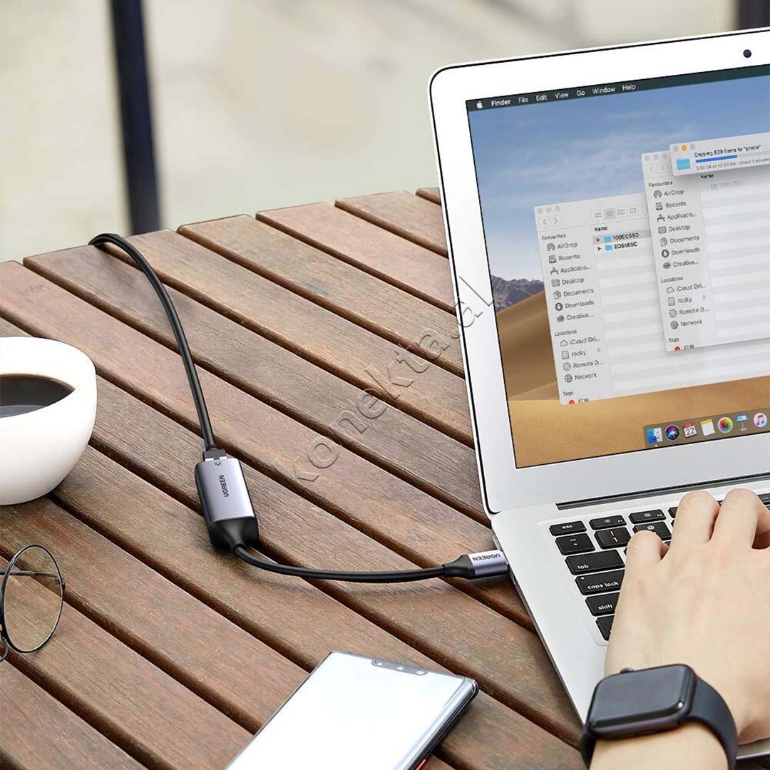 Adaptor Interneti Ugreen Nga USB3.0 Ne Porte Ethernet 1Gbps