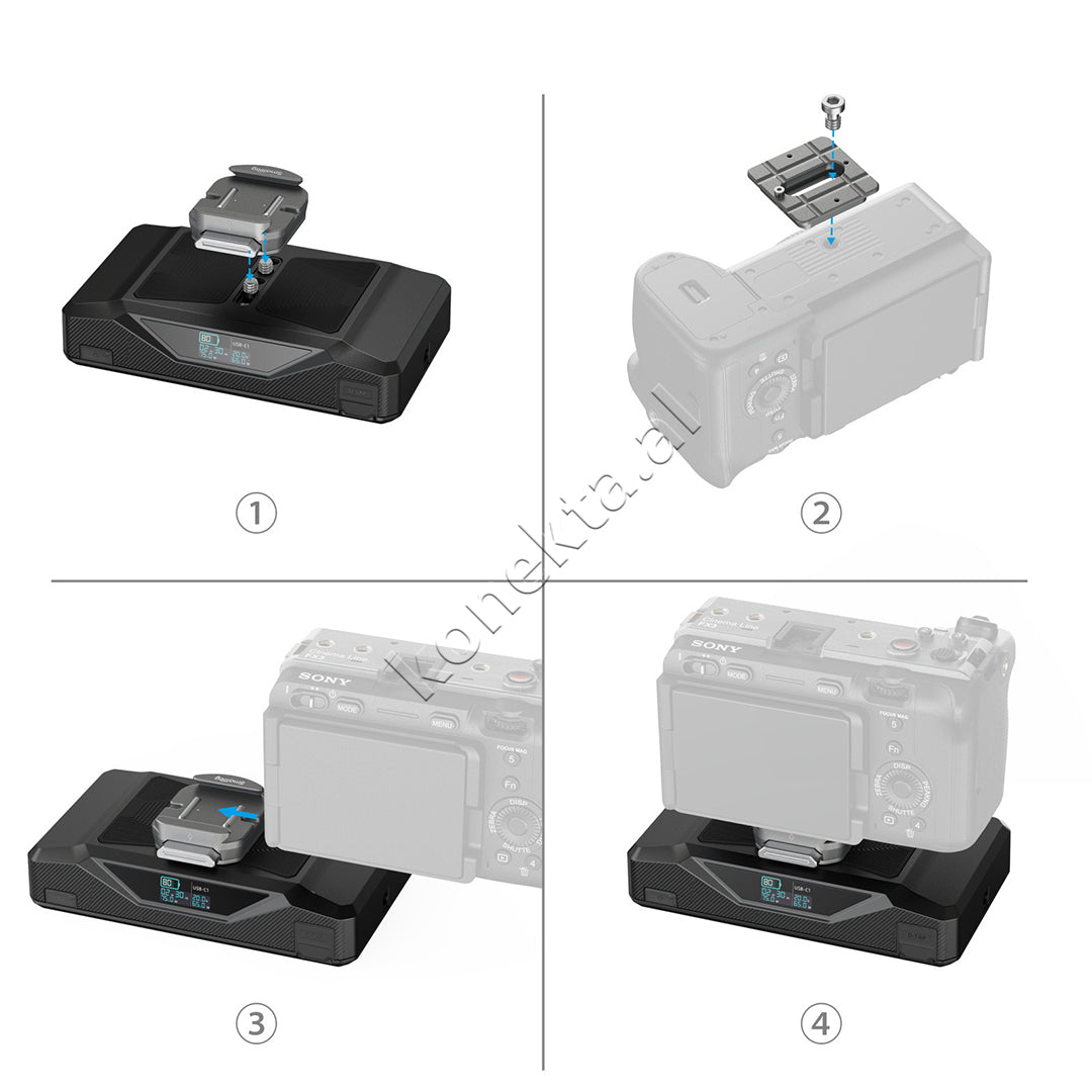 CB75 Camera Base Battery Kit SmallRig 5248