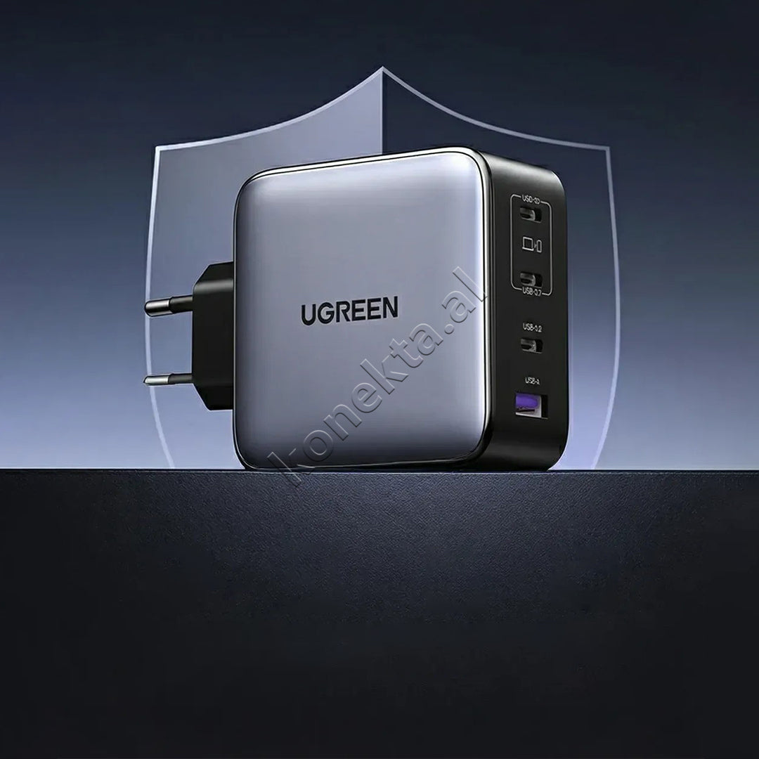 Adaptor Karikimi Nexode Pro GaN 200W Me 4 Porta Dhe PD 3.1 Ugreen