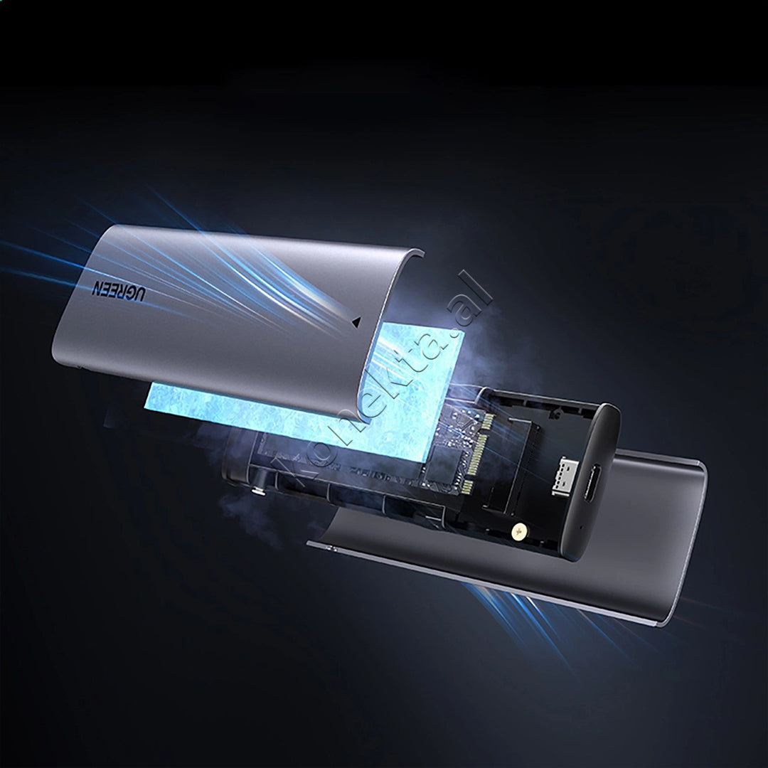 Mbajtese Dhe Lexuese Ugreen Per SSD M.2 NVMe/SATA