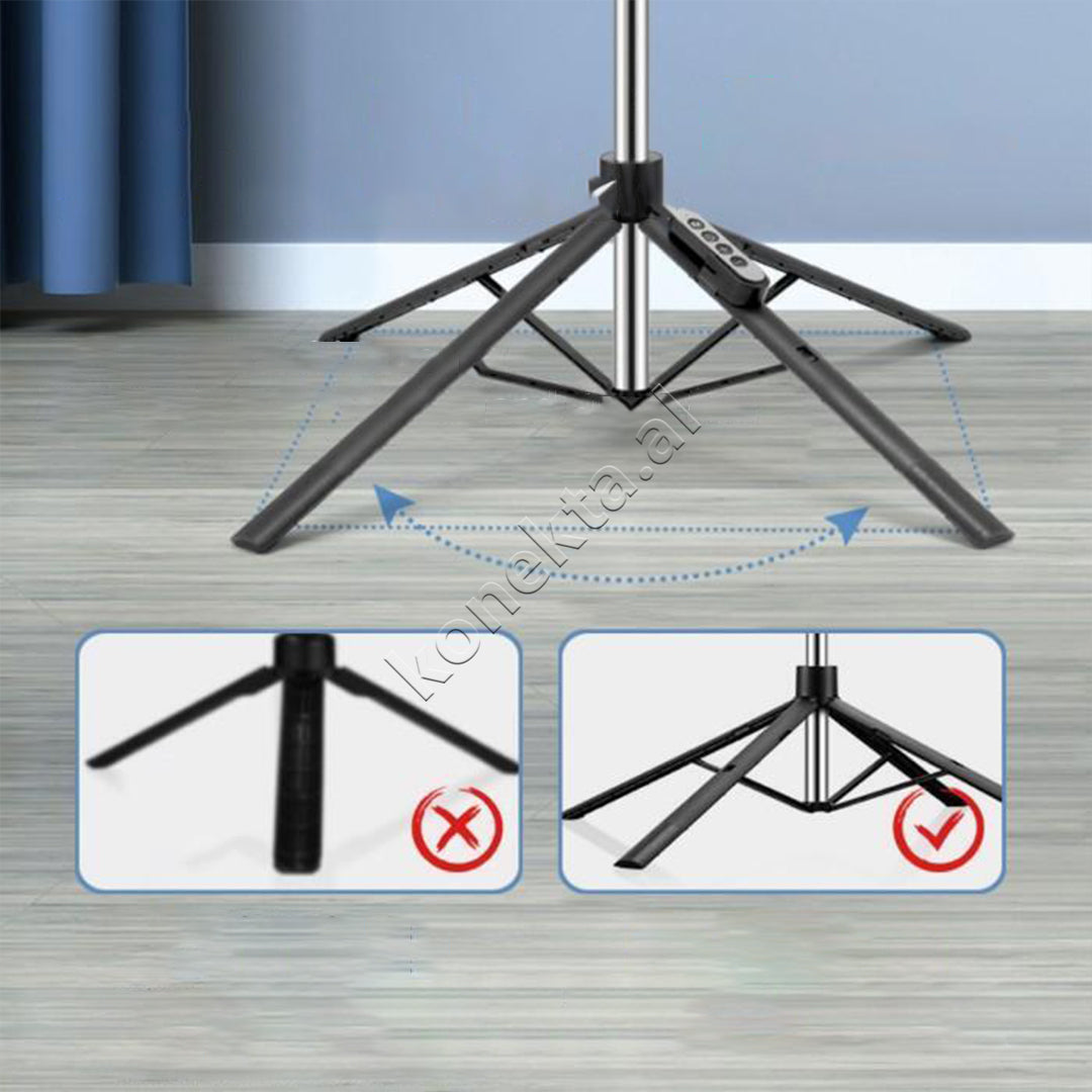 Tripod Profesional Per Smartphone Me Drite Rrethore