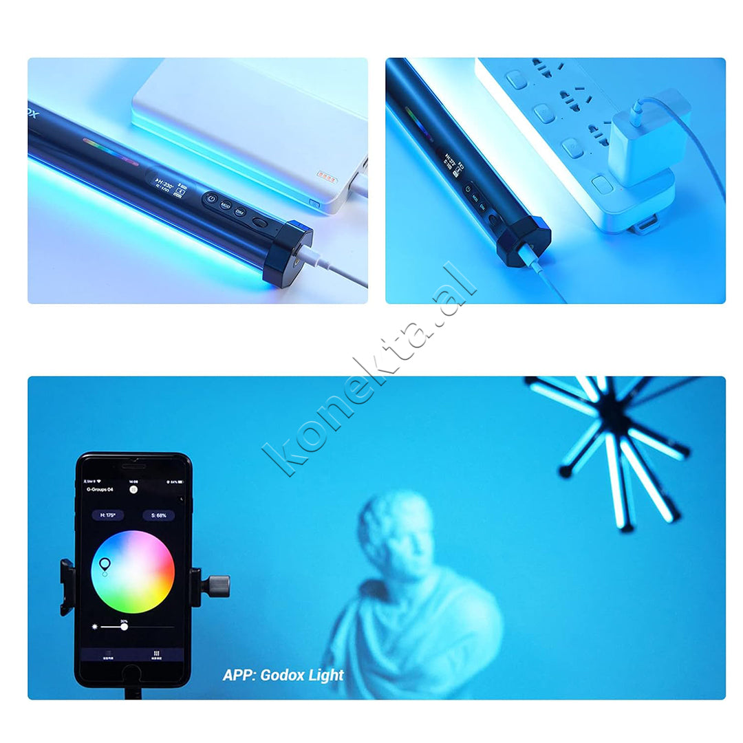 Drite LED RGB Ne Forme Tubi Godox TL30